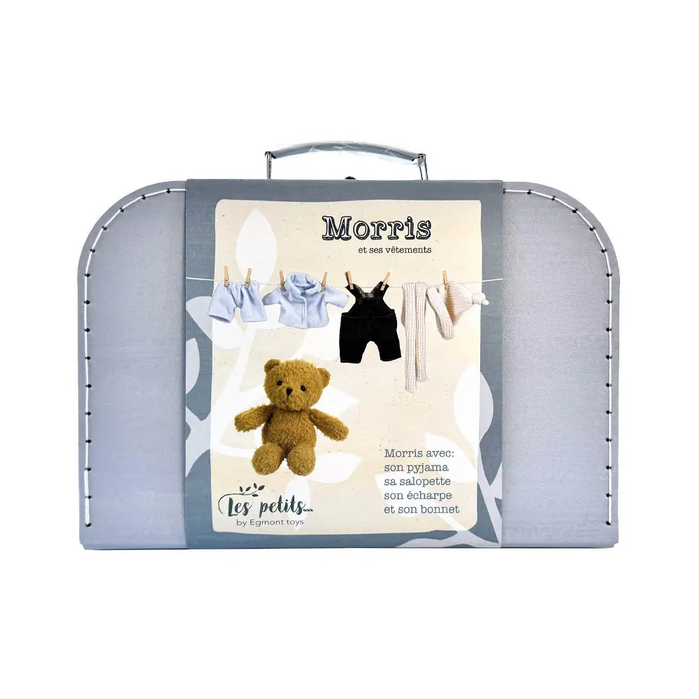 pluszak miś z akcesoriami zestaw prezentowy miś w walizce