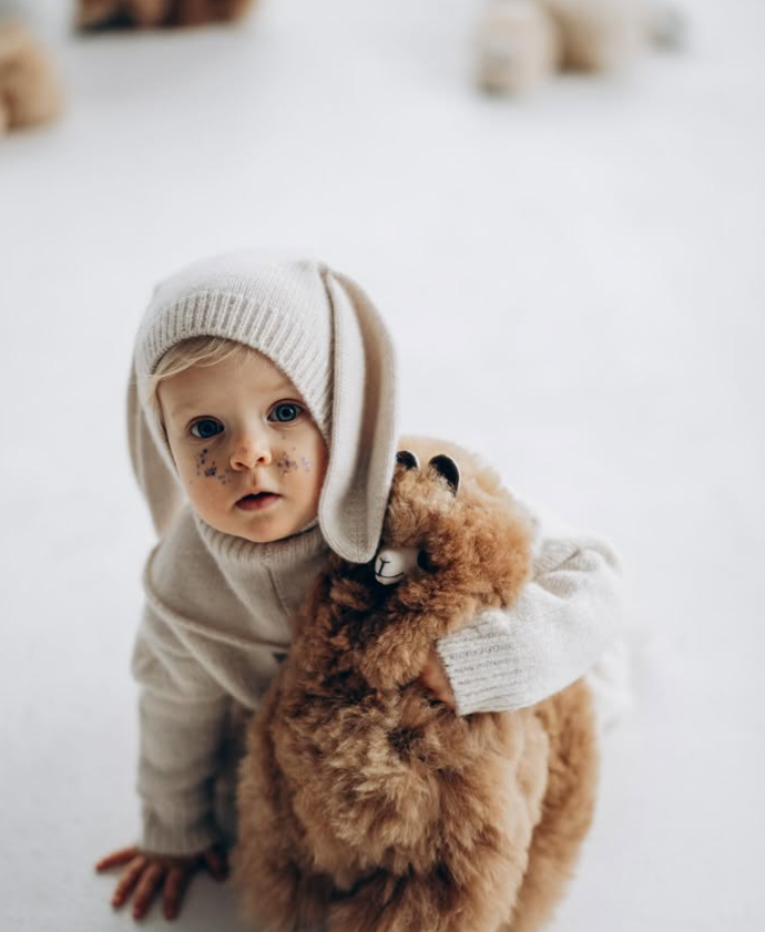 naturalne maskotki z alpaki huacaya - przytulanka