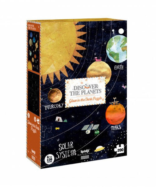 Londji puzzle dla dzieci odkryj planety układ słoneczny gry i zabawy