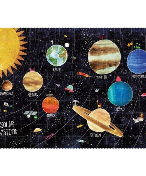puzzle dla dzieci Odkryj planety gra układanka na prezent londji