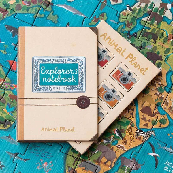 Puzzle Londji gra dla dzieci edukacyjna Animal Planet zwierzątka