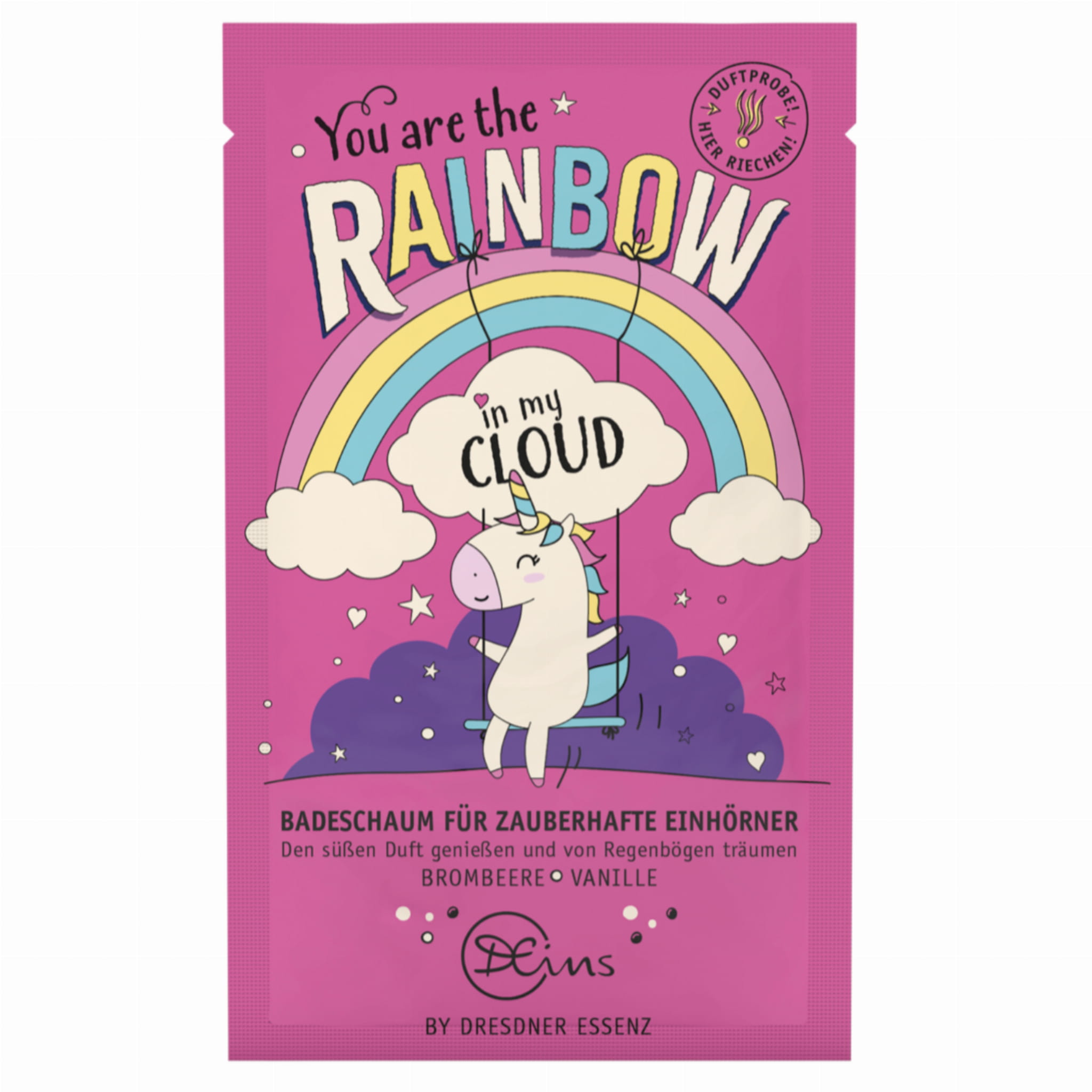 jesteś tęczą w mojej chmurze jednorożce kąpiel dziecko kobieta piana dresdner essenz