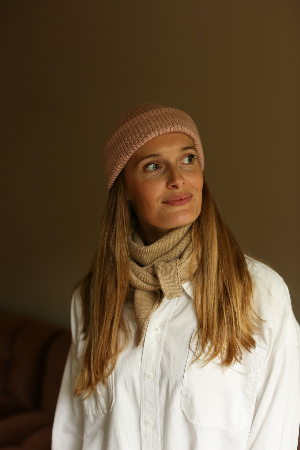 hvid sand merino wool wełna merynosowa chusta scarf josephine