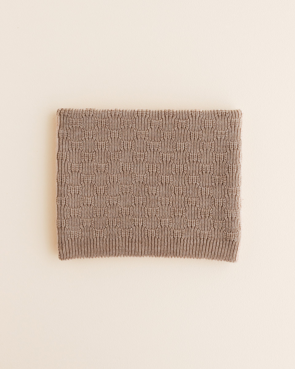 gigi tube scarf hvid szalik komin dziecięcy wełniany merino damski