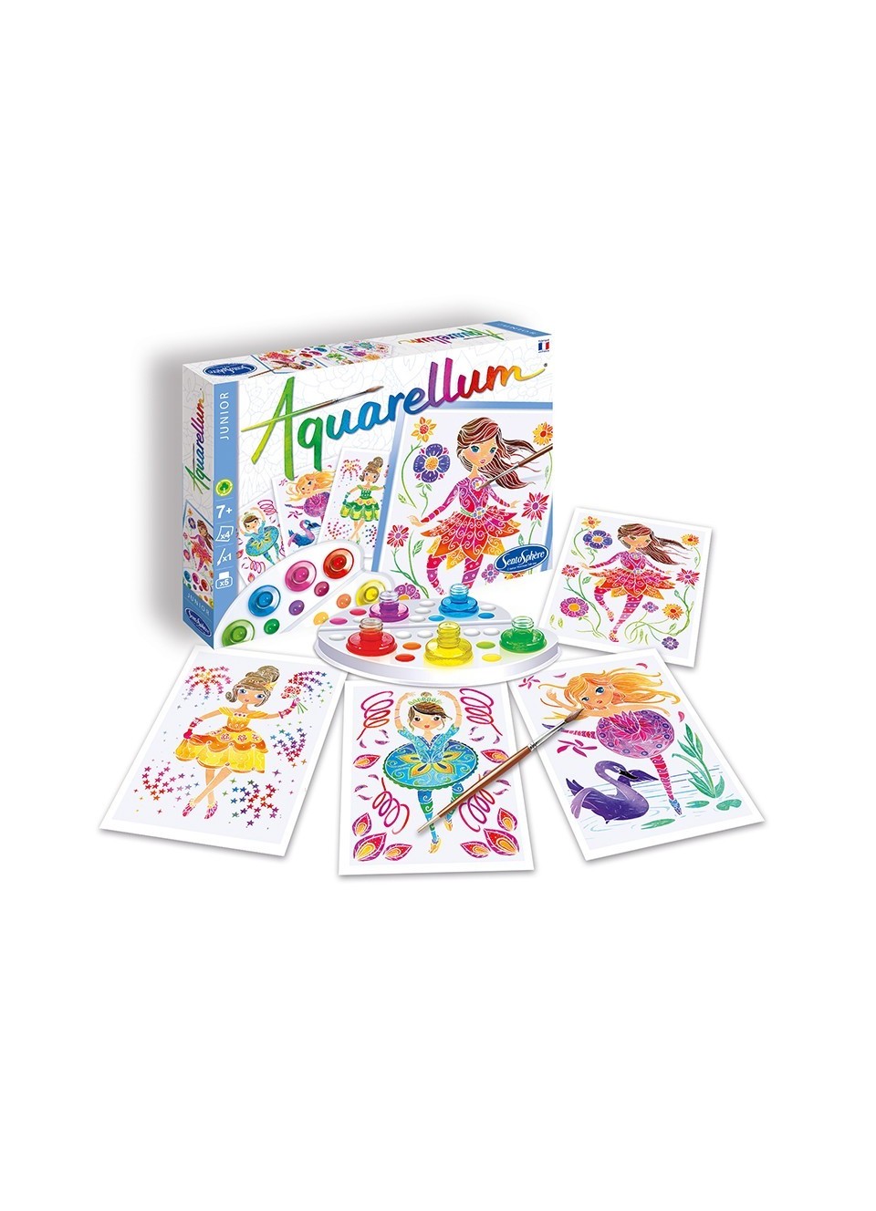 baletnice do malowania akwarelami sentosphere