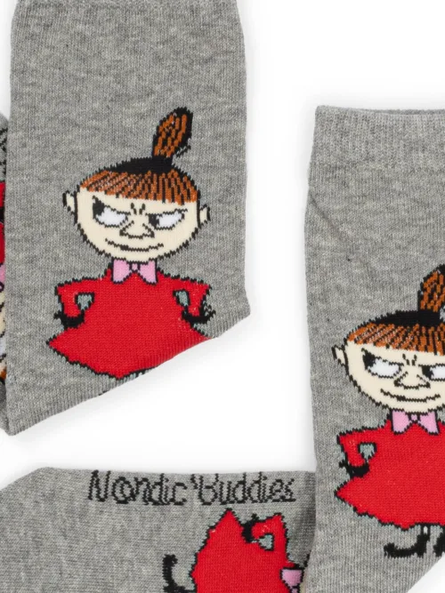 mała mi skarpety dla kobiet damskie Nordicbuddies little my szare