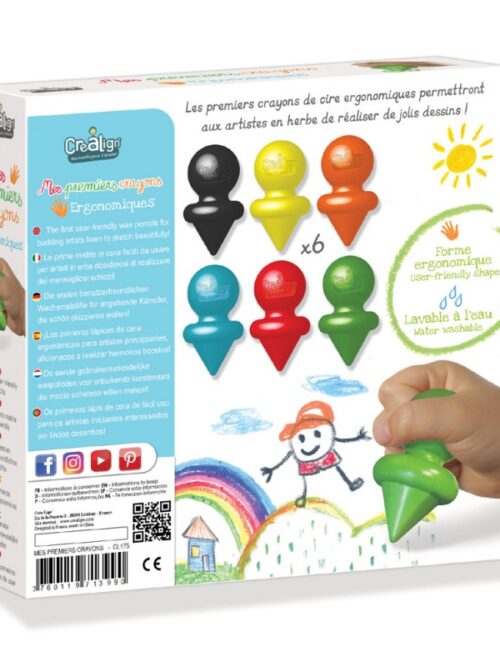 Ergonomiczne kredki dla maluchów – Crea Lign