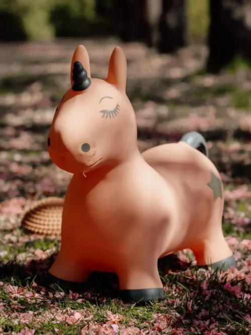 Skoczek Luna Jednorożec Find That Hippo, Gumowy skoczek jednorożec różowy