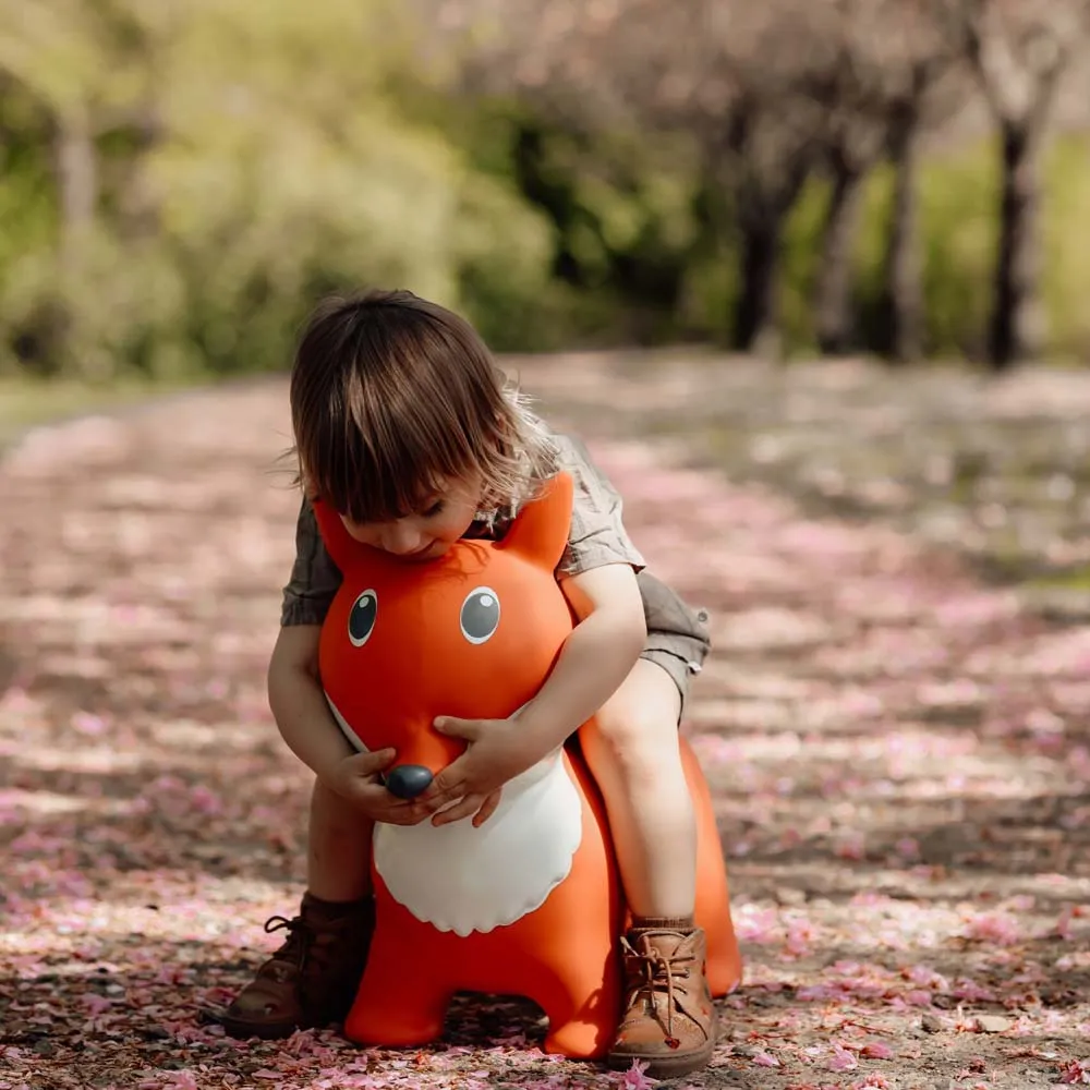 Skoczek Lela Lisek Find That Hippo, Gumowy skoczek lis pomarańczowy