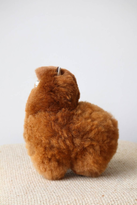 alpaka baby plush toy brown