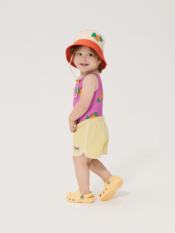 Since 09 bobo choses ss26 żółte dziecięce niemowlęce