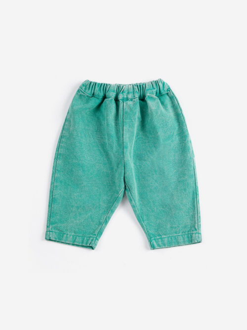 Since 09 woven pants spodnie denim bobo choses zielone