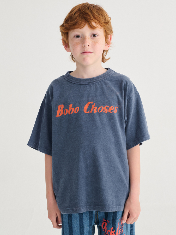 bobo choses t-shirt granatowy koszulka z krótkim rękawem ss26 pickles