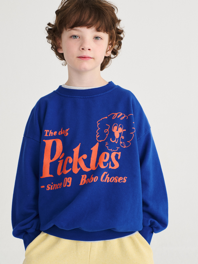 bluza pickles the dog bawełna wuskoza dziecięca ss26