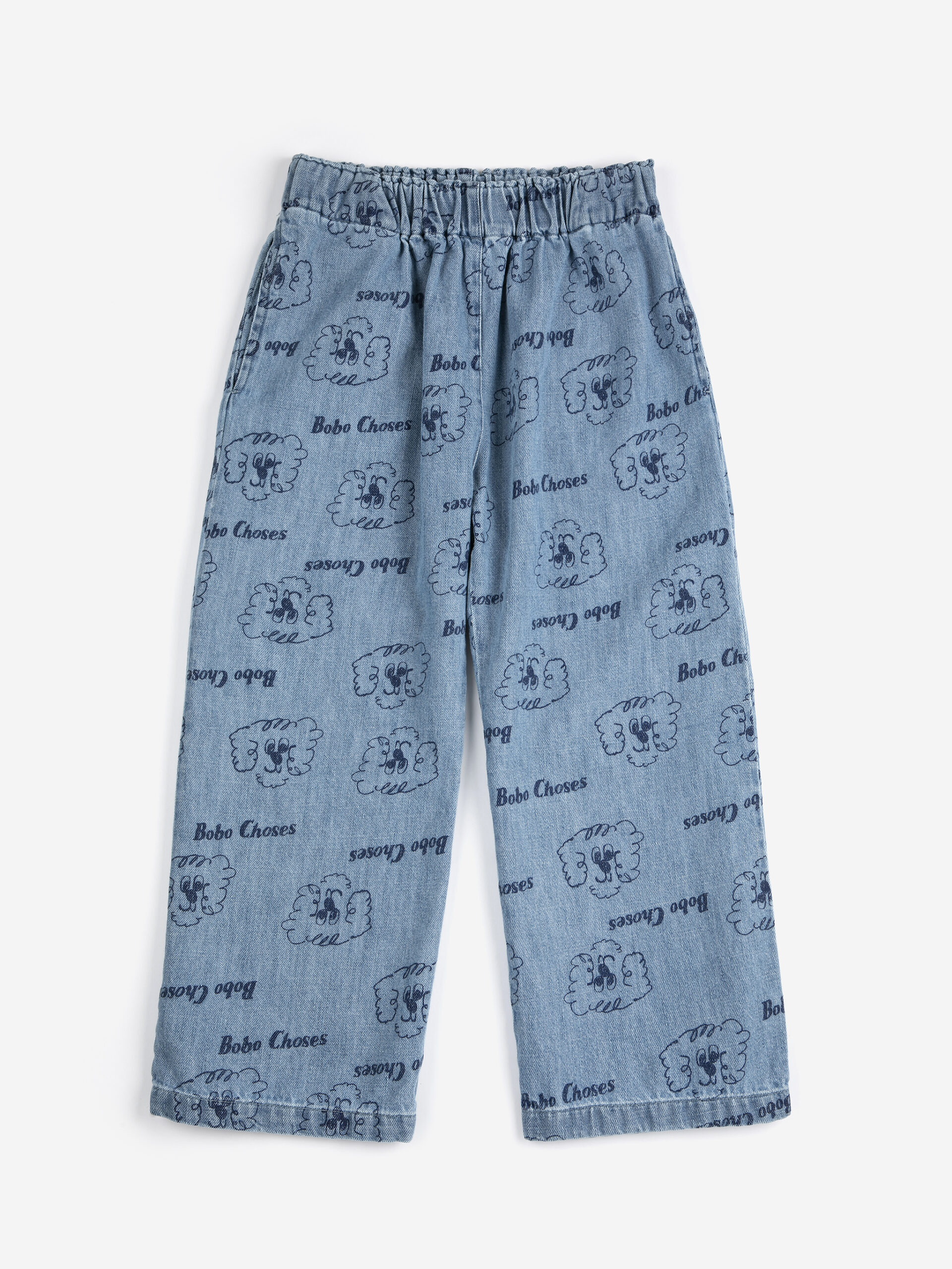 Pickles The Dog all over denim pants spodnie jeansowe dziecięce