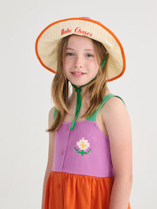 Sukienka Pixel Daisy color block bobo choses ss26 kwiatek