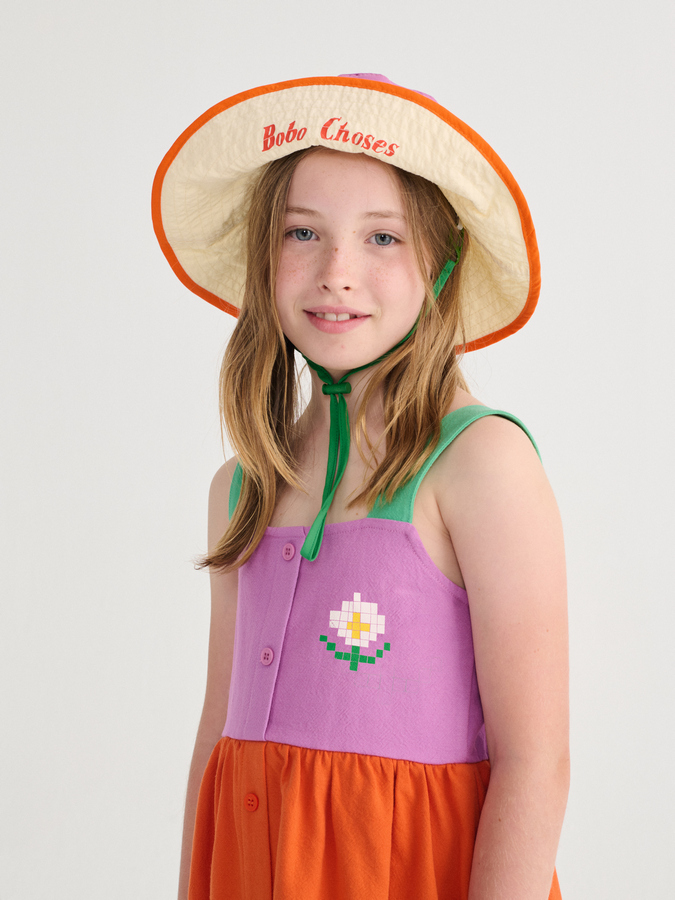 Sukienka Pixel Daisy color block bobo choses ss26 kwiatek
