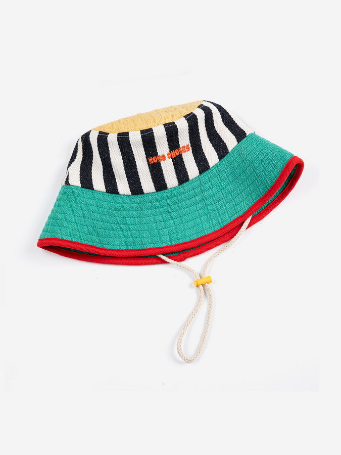 bucket hat bobo choses kapelusz w paski ss26