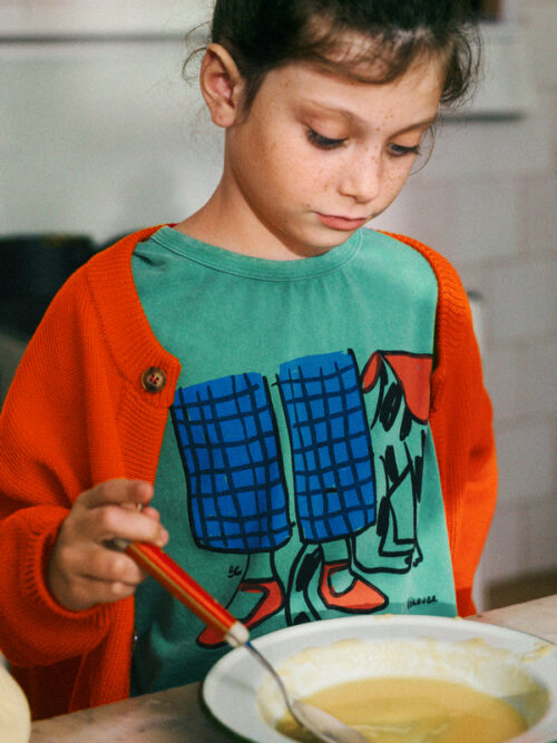 bluzka piesek pickles bobo choses ss26 zielona t-shirt
