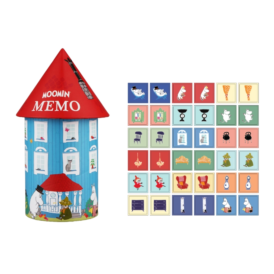 edukacyjna gra pamięciowa Muminki