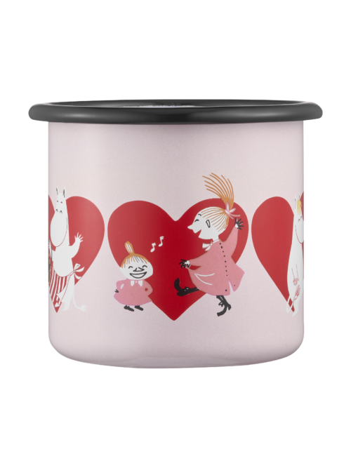 kubek Muminki Heart 250 ml skandynawski design