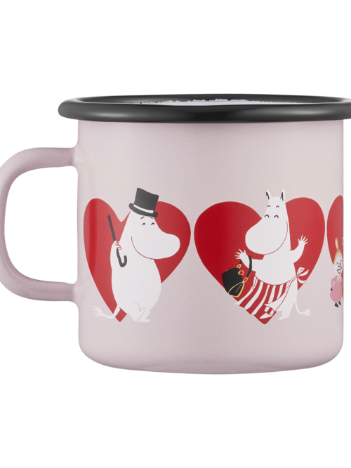 kubek emaliowany Muminki Heart 250 ml Muurla