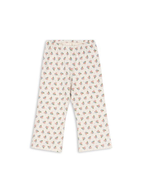 verona blues spodnie kwiatki owoce konges sloejd dziewczynka bawełniane