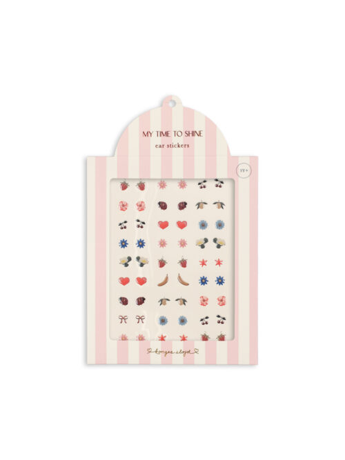 Naklejki na uszy Ear Stickers Konges Sloj prezent owoce kwiatuszki naklejki