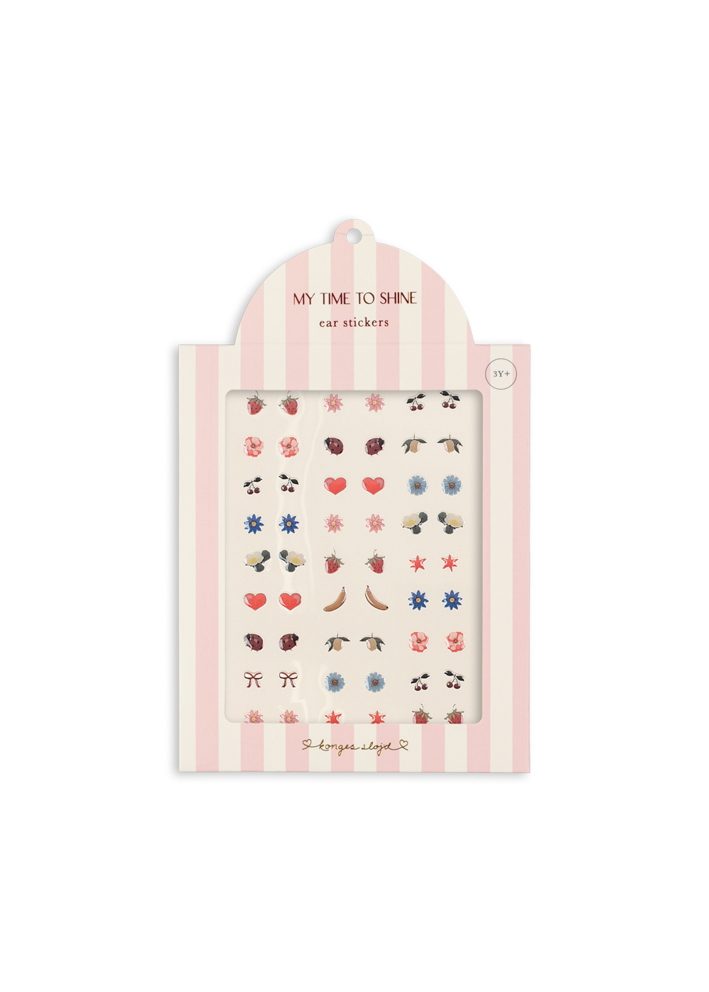 Naklejki na uszy Ear Stickers Konges Sloj prezent owoce kwiatuszki naklejki