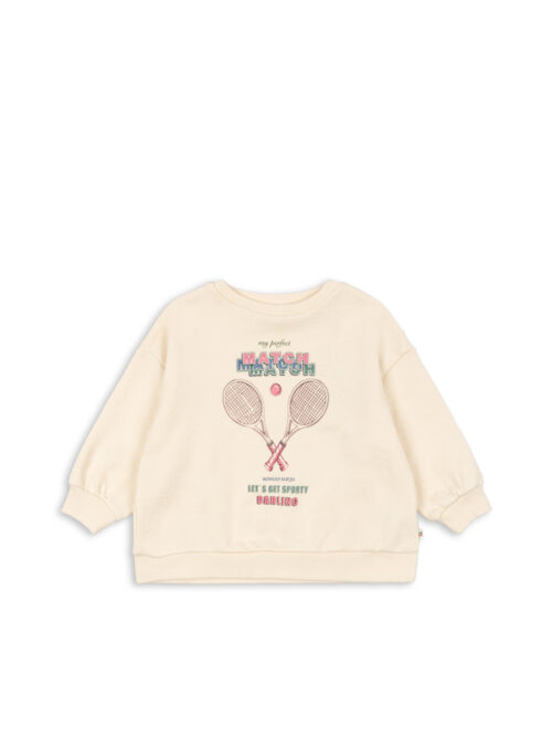 LOUPY LOU SWEAT SHIRT OCS bluza konges sloejd kremowa bawełniana