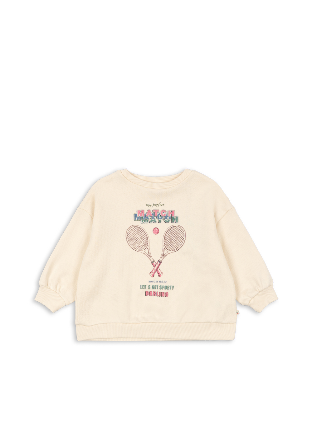 LOUPY LOU SWEAT SHIRT OCS bluza konges sloejd kremowa bawełniana