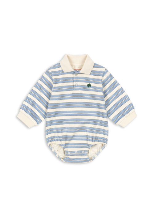 Stripe Ciel rampers długi rękaw Konges sloejd 100% ORGANIC COTTON. w paski