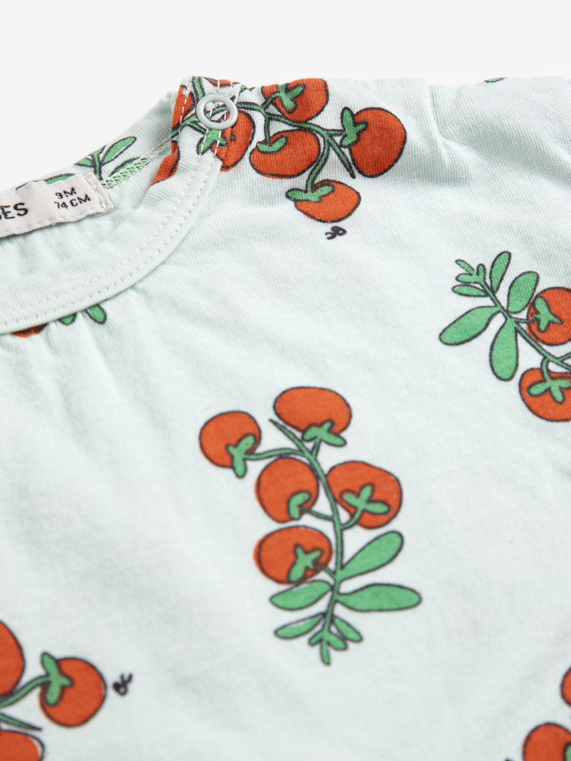 koszulka t-shirt krótki rękaw dziecięca bobo choses niebieska pomidory