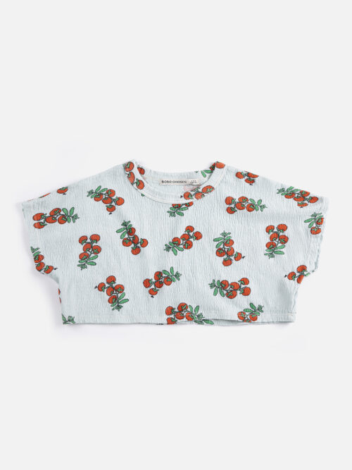 Juicy Tomatoes all over cropped-top koszulka t-shirt pomidorki bobo choses