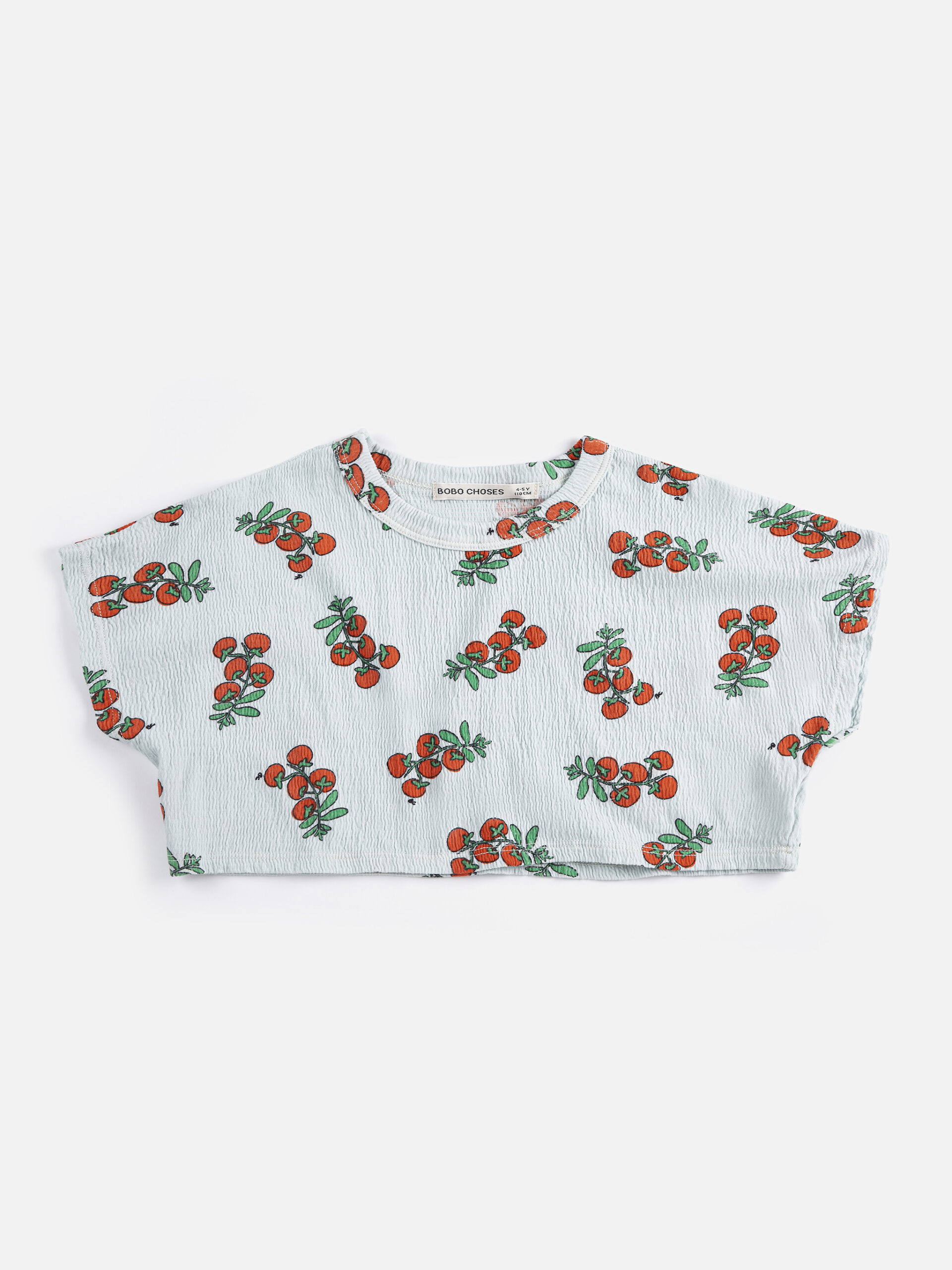 Juicy Tomatoes all over cropped-top koszulka t-shirt pomidorki bobo choses