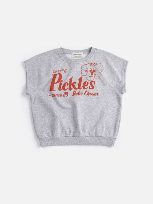 Pickles The dog sleeveless sweatshirt bobo choses pickles ss26