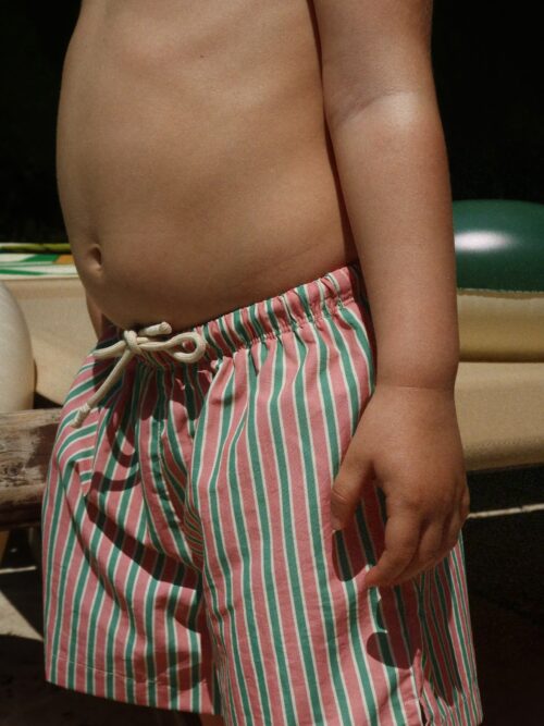 asnou blush stripe paski konges slojd kąpielówki szorty kąpielowe