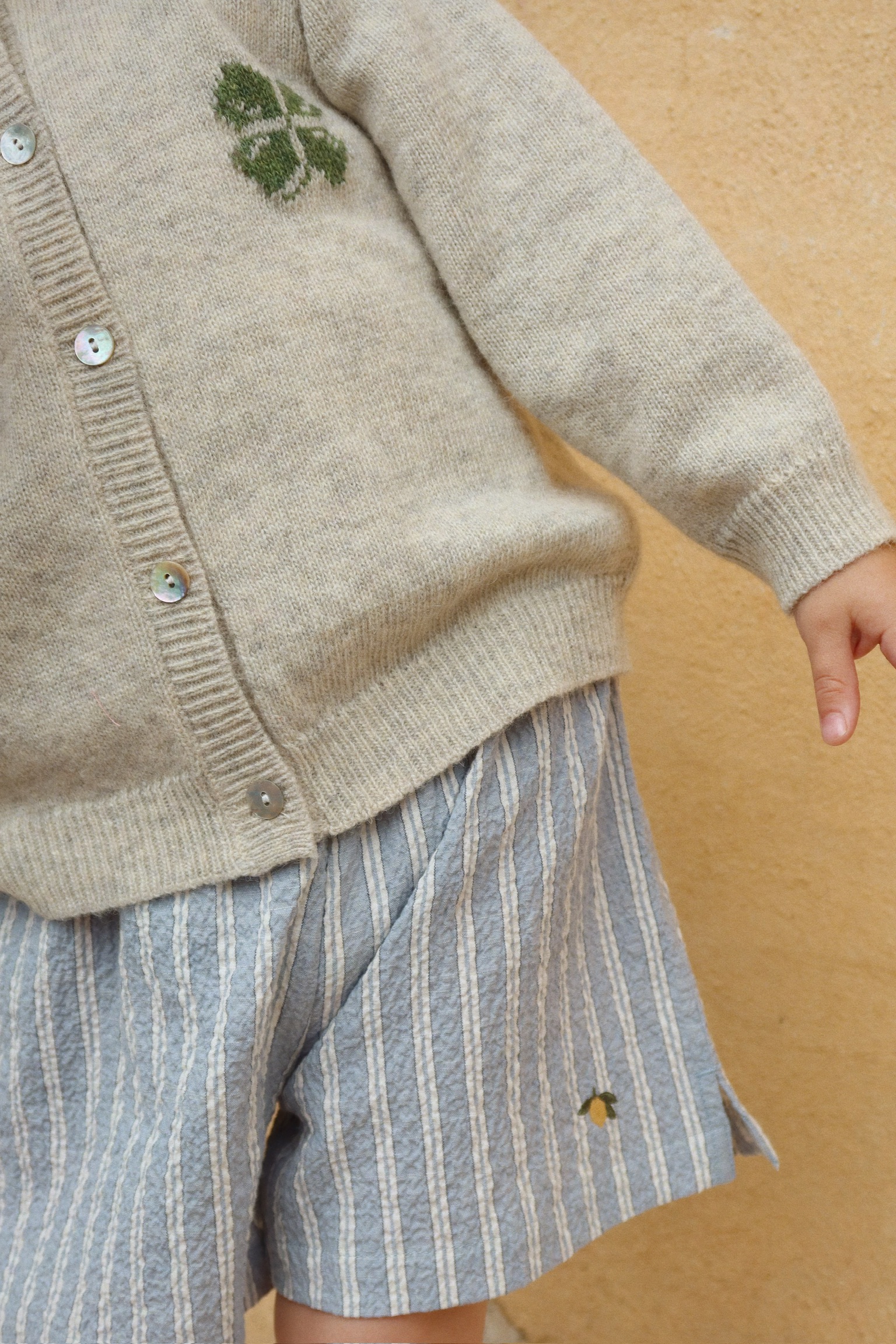 elliot shorts trio bleu stripe konges sloejd cytrynka pasy paski