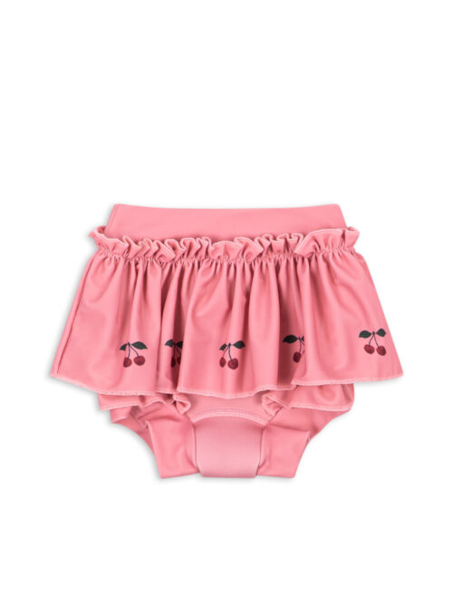 Bobbi Frill Swim Shorts szorty kąpielowe spodenki basenowe konges slojd Mahogany Rose