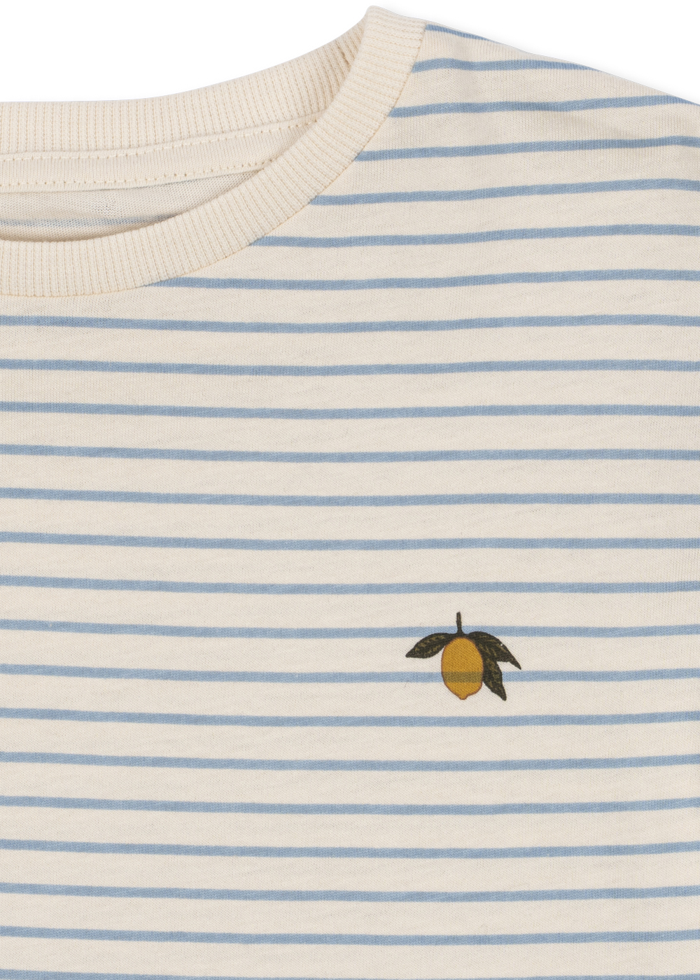GOTS Famo set Stripe Bluie zestaw szorty bluzka w paski