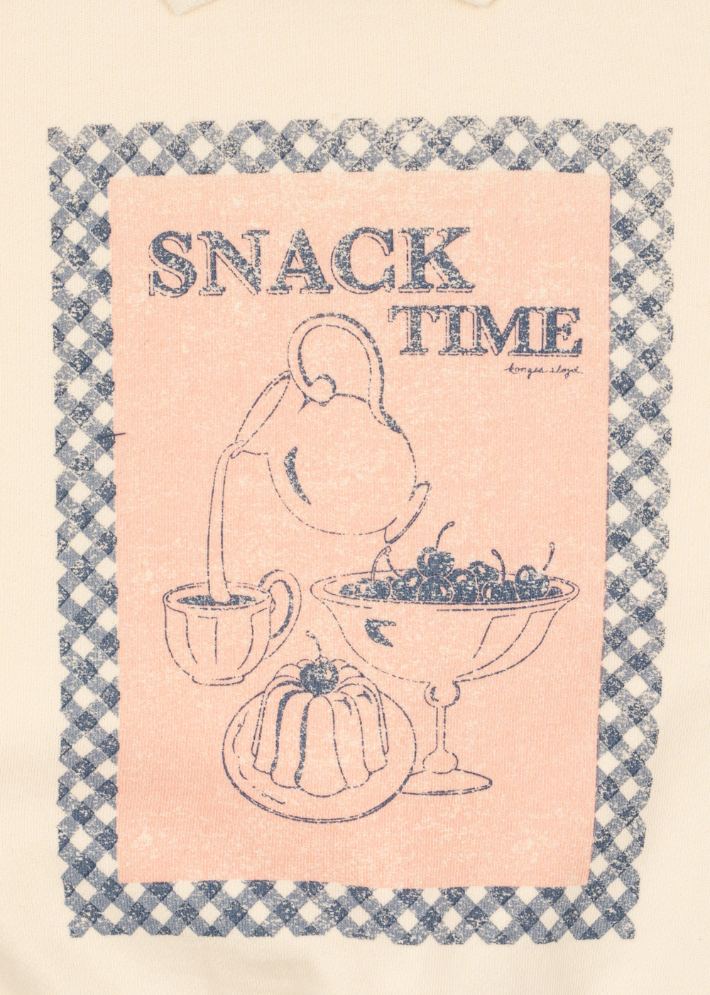 snack time konges slojd bluza polo z kołnierzykiem