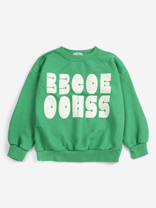 Bobo Choses Modern bluza sweatshirt zielona pickles