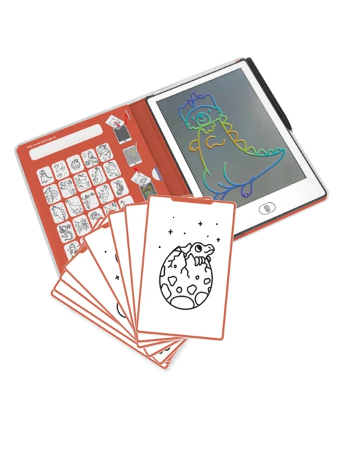 tablet LCD dla dzieci Kidywolf dinozaury