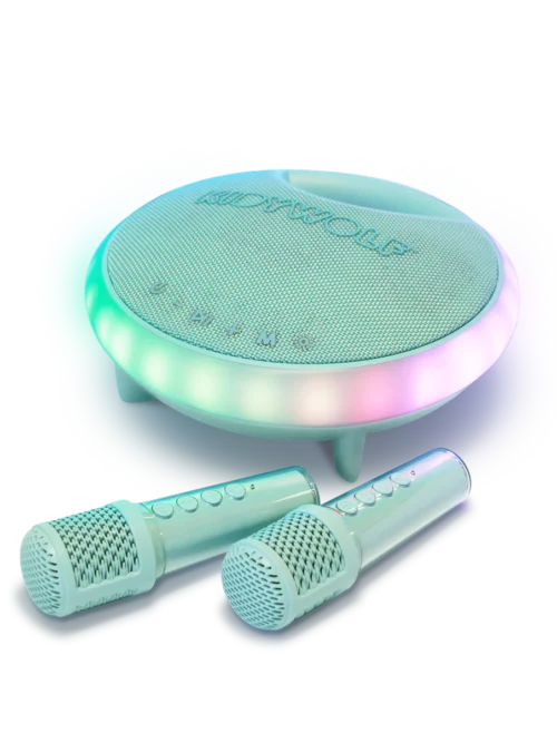 zestaw karaoke dla dzieci Kidywolf zielony