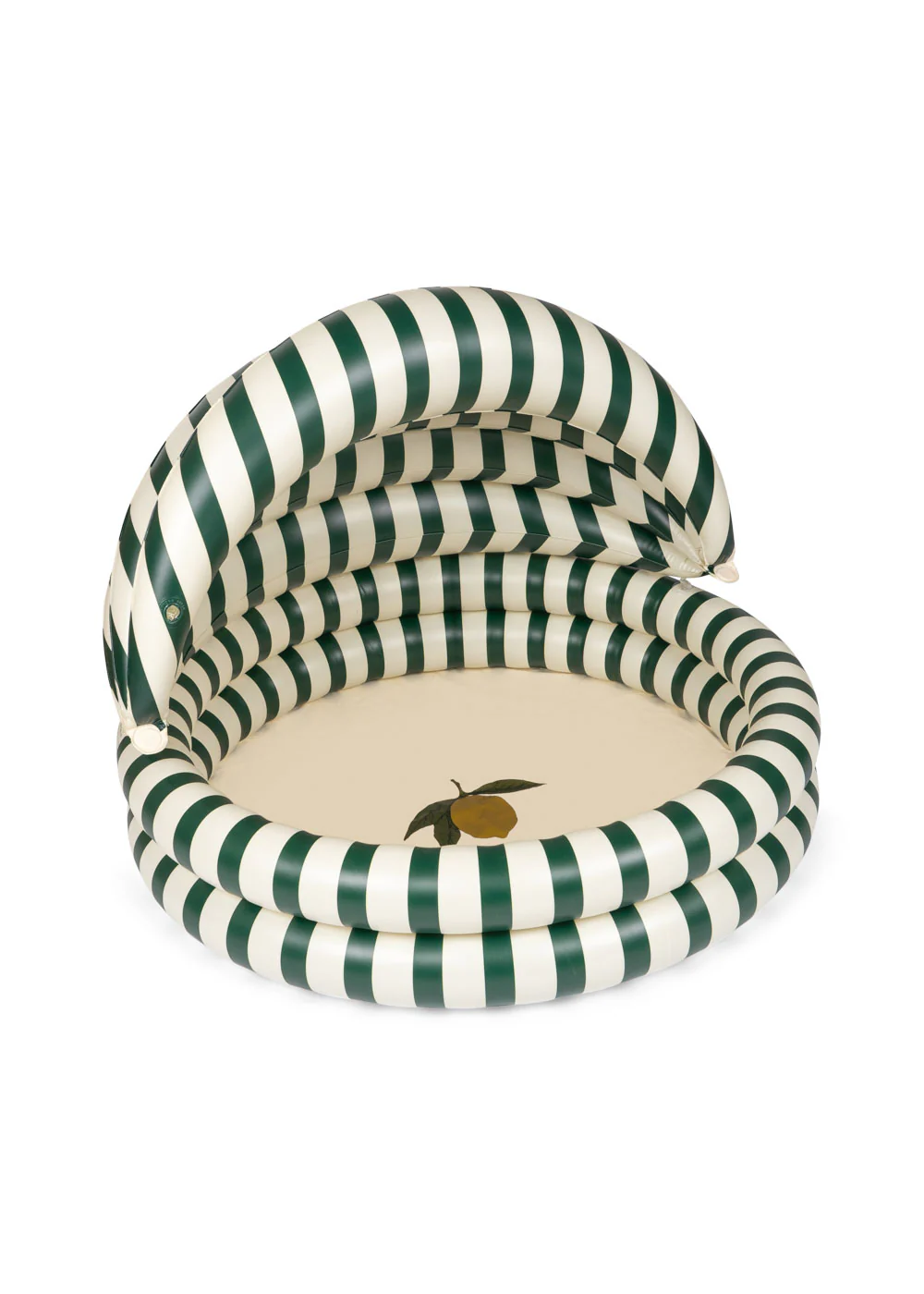 pool with canopy basen z zadaszeniem green stripes w zielone paski konges slojd dziecięcy niemowlęcy lemon