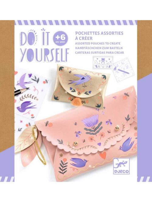 djeco portmonetki zestaw diy