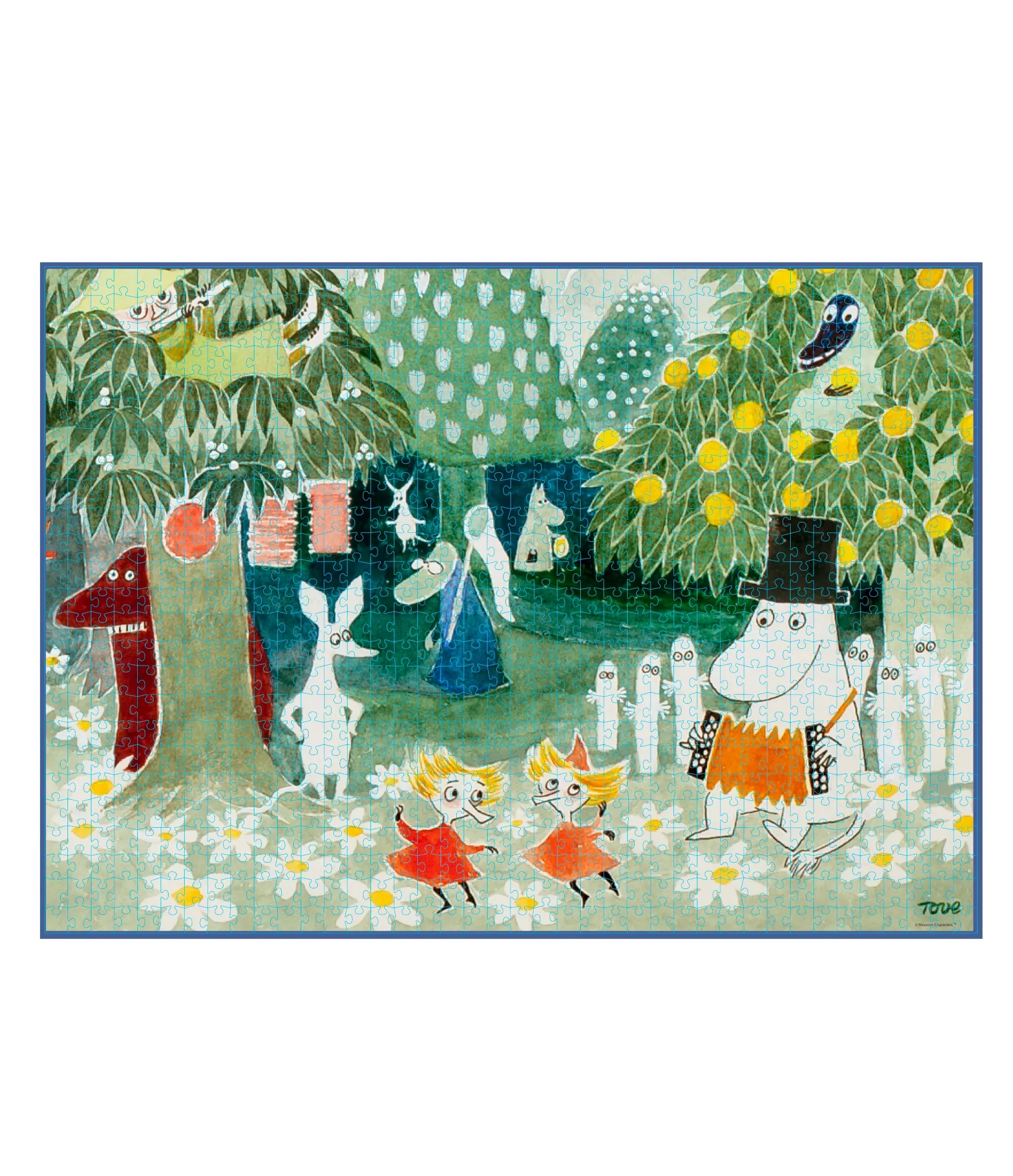 muminki puzzle rodzinne 1000 el