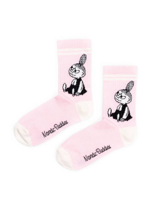 skarpetki mała mi retro Muminki prezent różowe