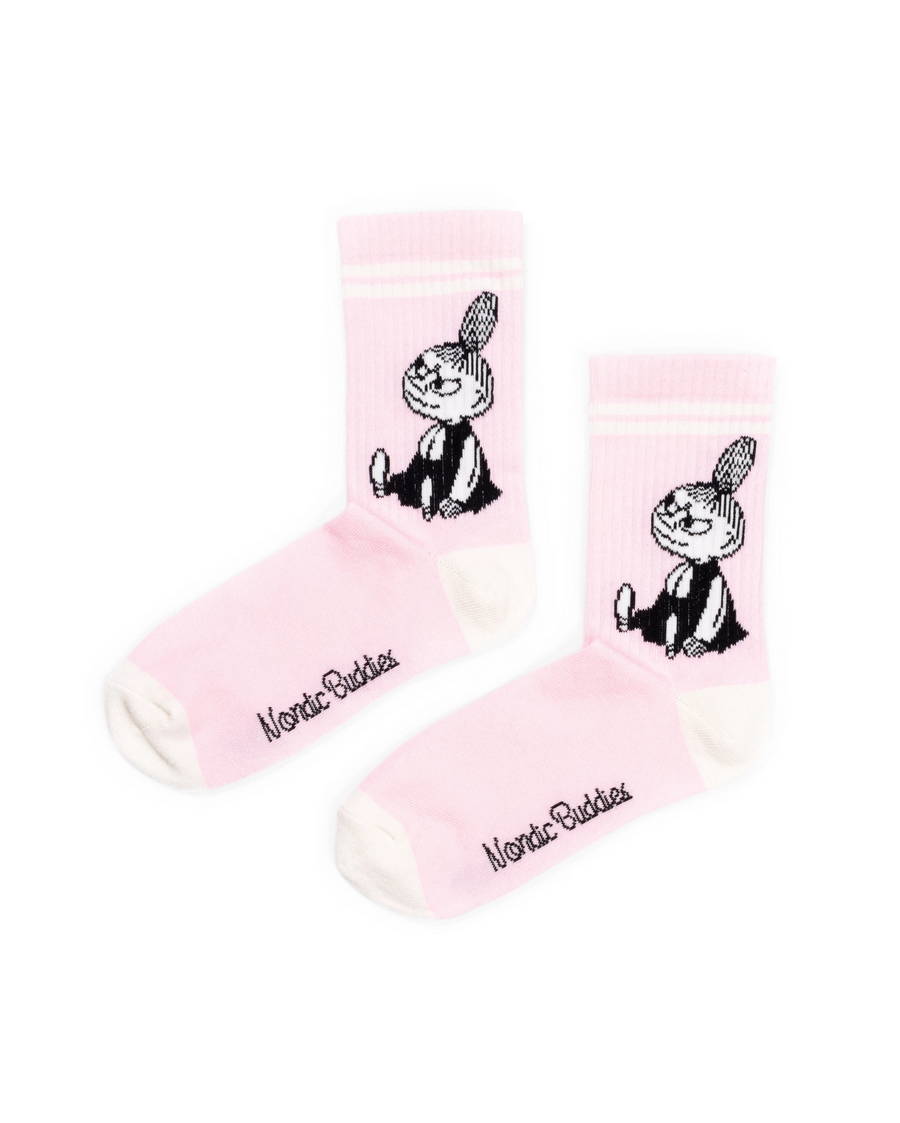 skarpetki mała mi retro Muminki prezent różowe