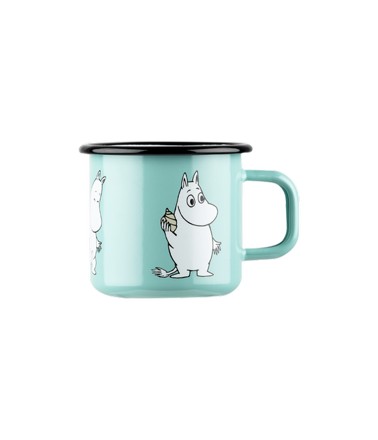 kubek emaliowany muminek mietowy muurla